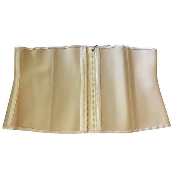 Beige Latex Waist Trainer 9 Bone Size 5X - Picture 2 of 3